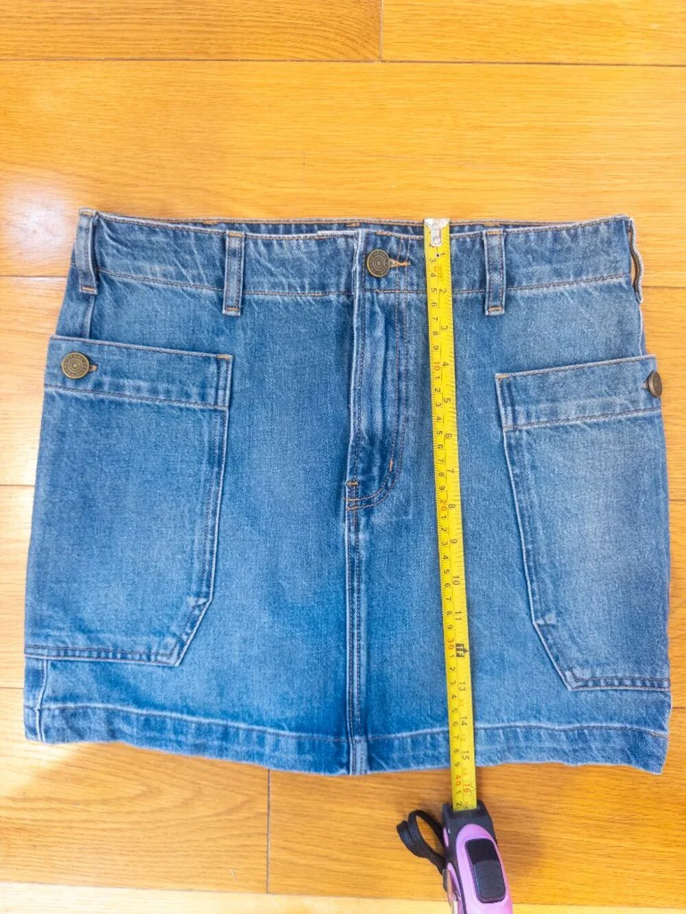 Frame Denim Morey Cargo Mini Skirt Size 27